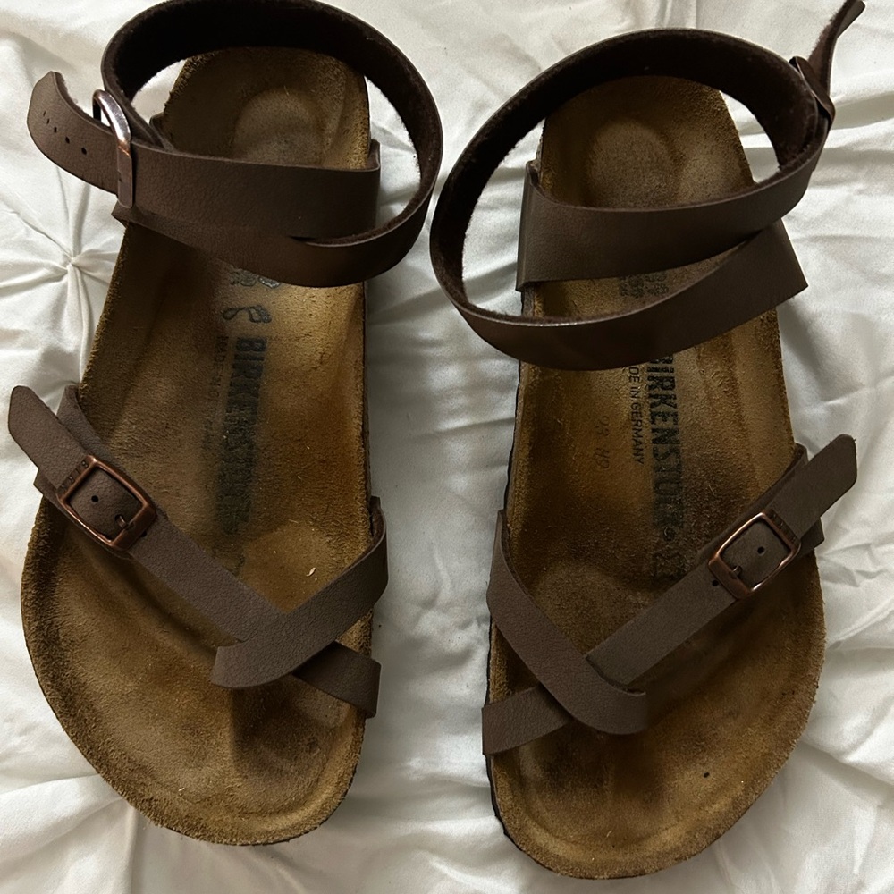 Birkenstock Brown Leather Sandals